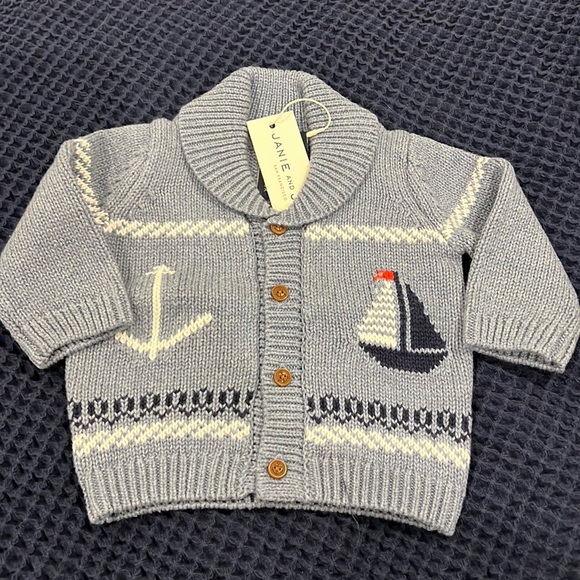 Janie and Jack Other - Janie and Jack Sailboat cardigan